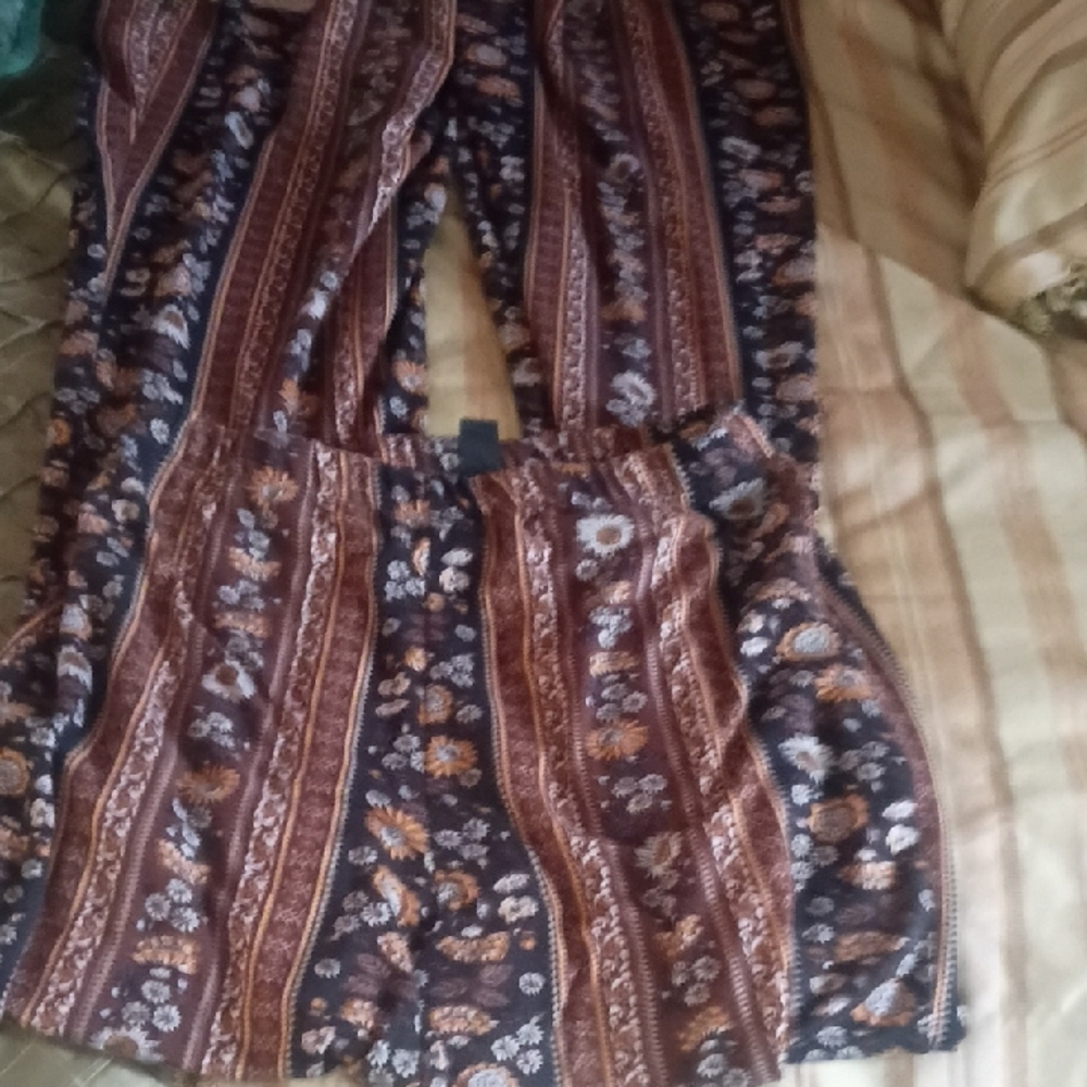 Windsor Brown Floral Patterned Pants